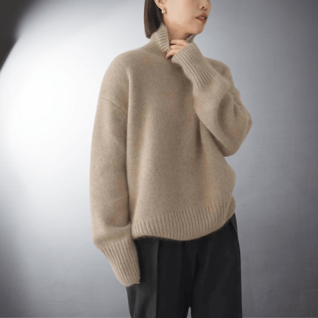 Fosette - Soft Cashmere Turtleneck Sweater for Unparalleled Comfort