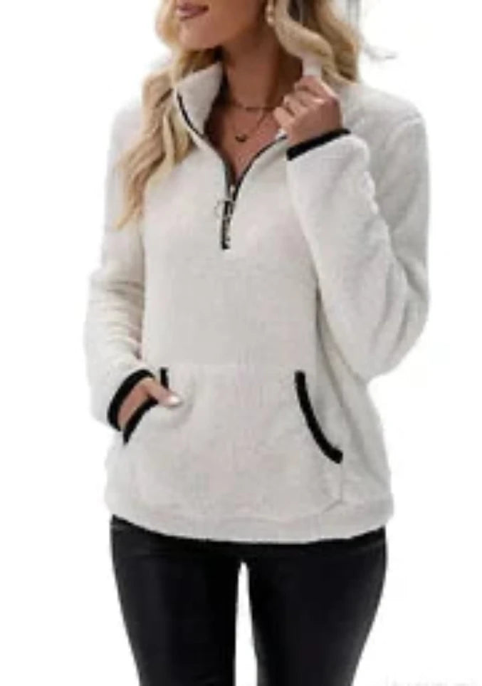 Bénédicte - Soft and Comfortable Sherpa Sweater