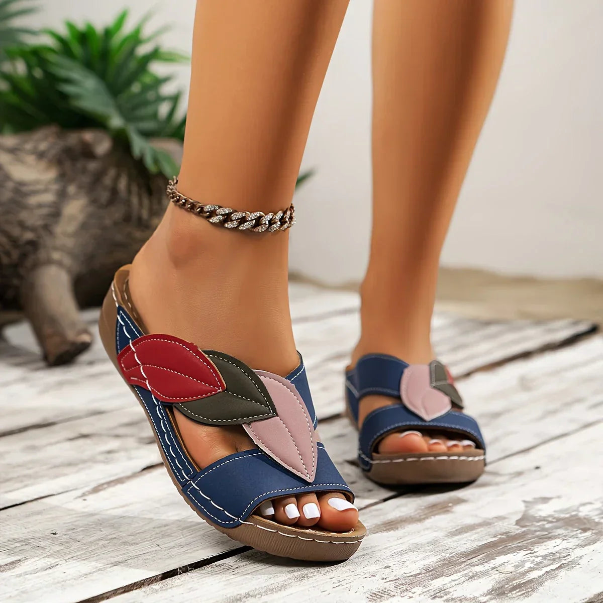 Deliora - Orthopedic Comfort Slip-On Sandals