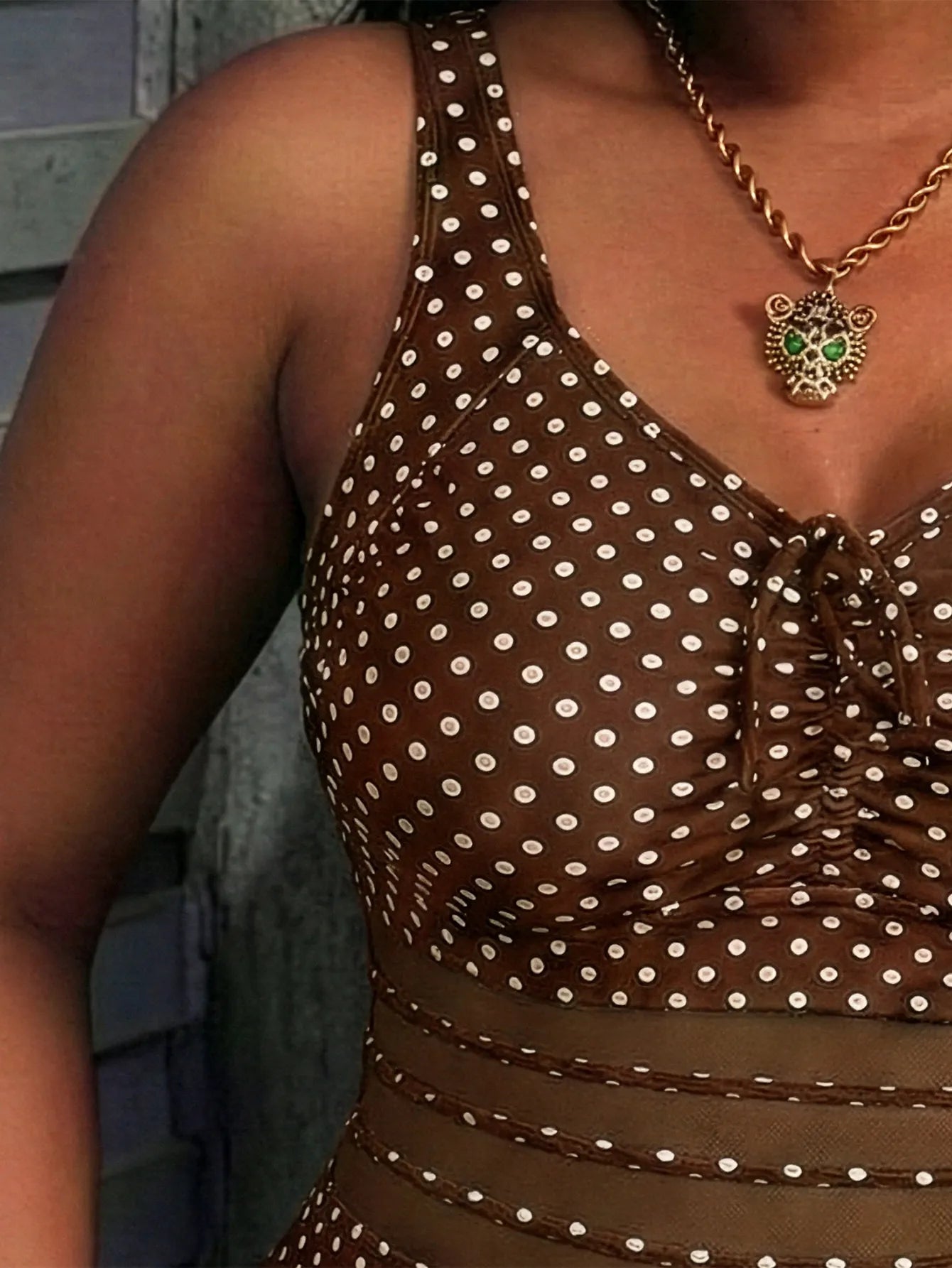 Irmelin - Maillot une pièce femme à pois style rétro
