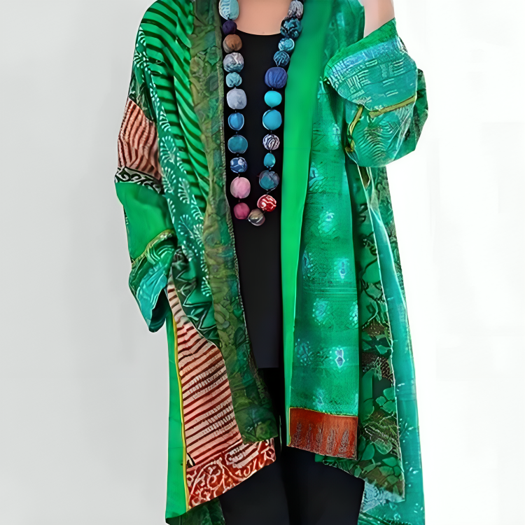 Pierrette - Bohemian Cotton and Linen Cardigan