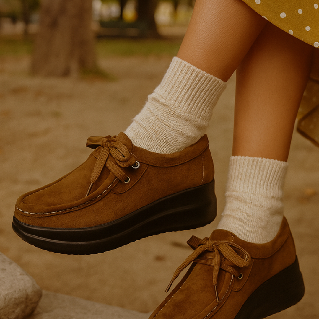 Bryella - Women's Comfortable Casual Shoes with Raised Sole 