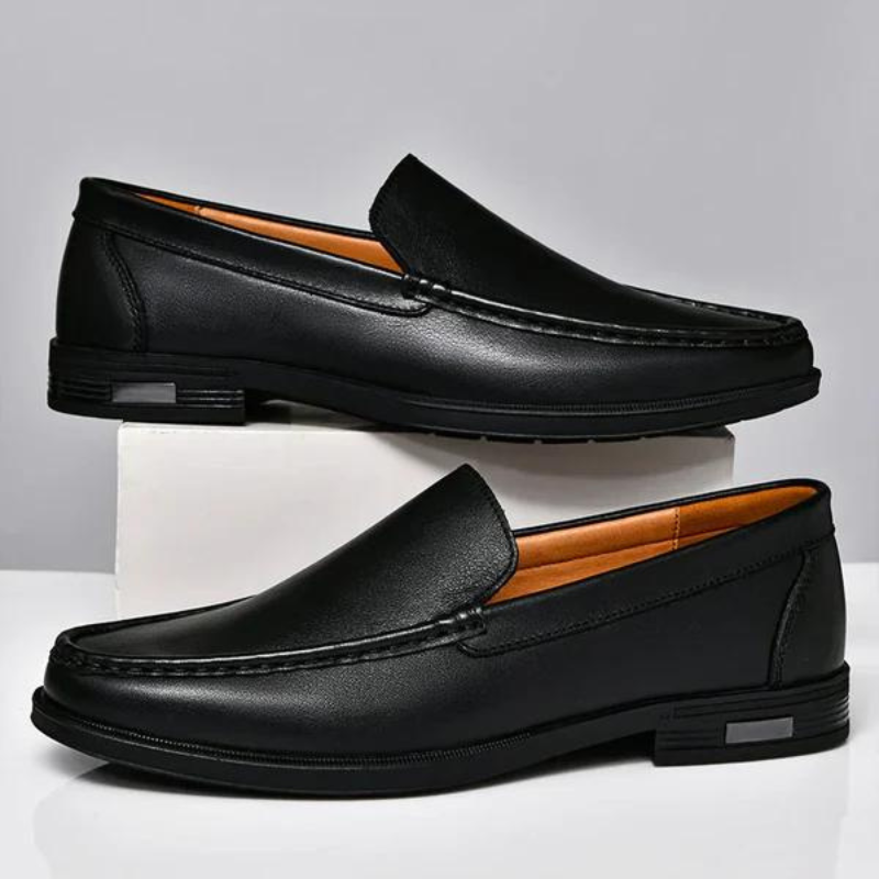 Remy - Mocassins homme en cuir véritable avec semelle confortable