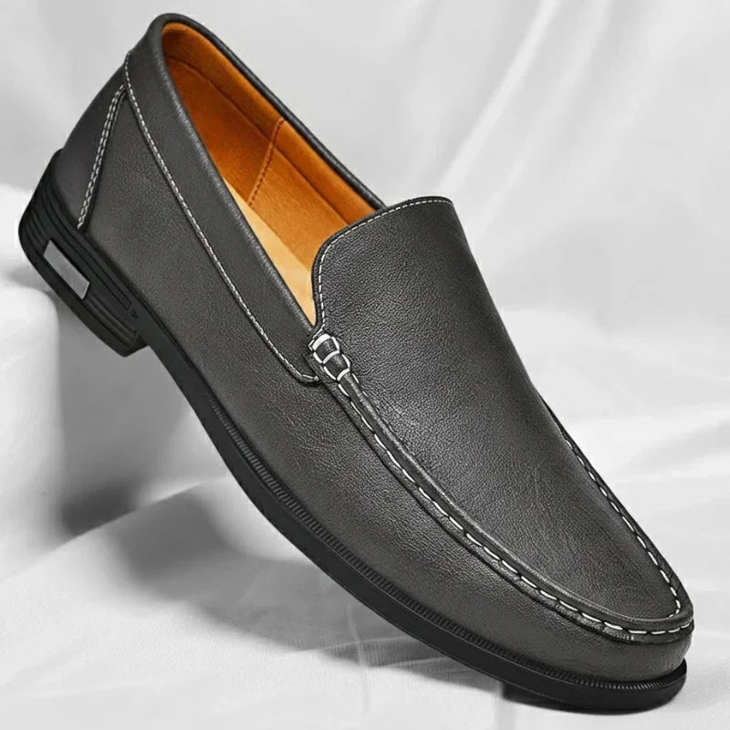 Remy - Mocassins homme en cuir véritable avec semelle confortable