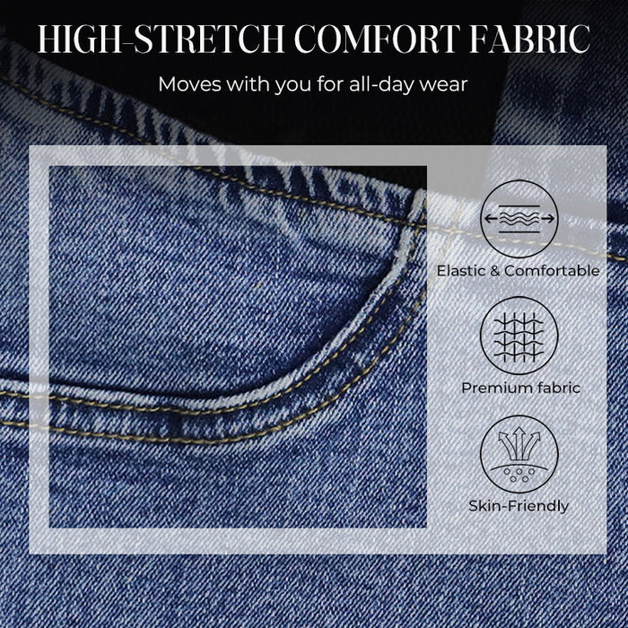 Rovindra - Women's High-Waisted Stretch Flared Jeans