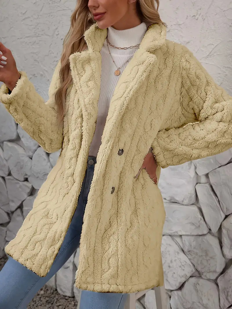 Léa - Women's faux fur coat