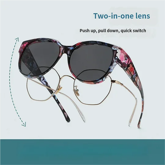 Dovrya - Women's Cat Eye Polarized UV400 Chic Sunglasses