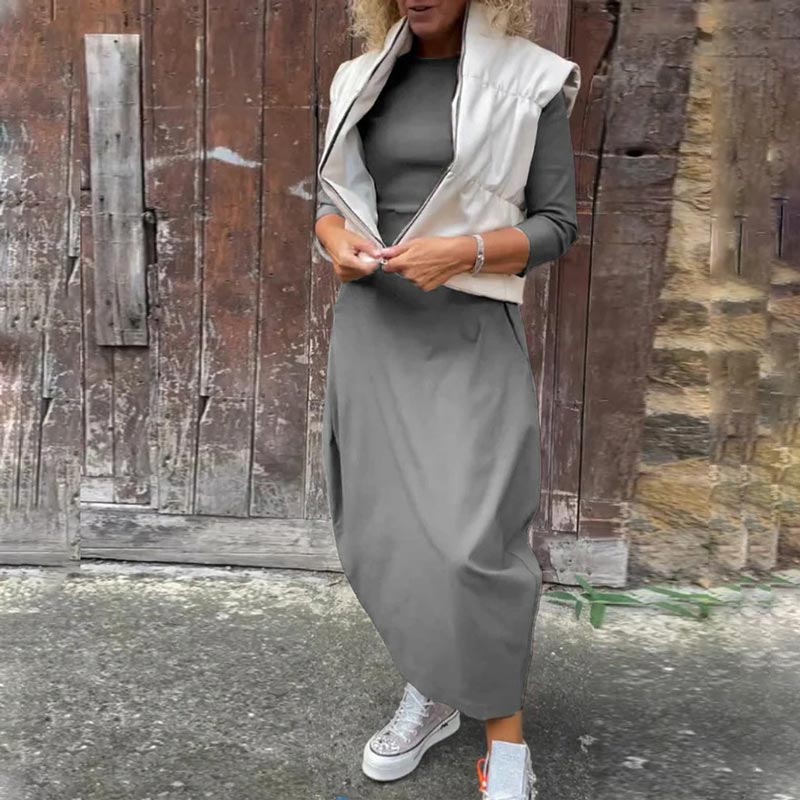 Selindrae - Women's dress with elegant pocket 
