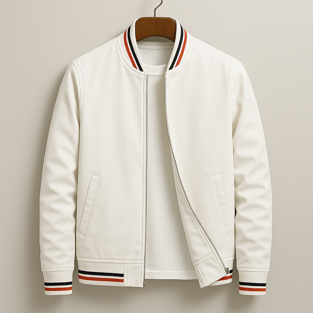Kevin - Striped bomber jacket for a modern and casual style