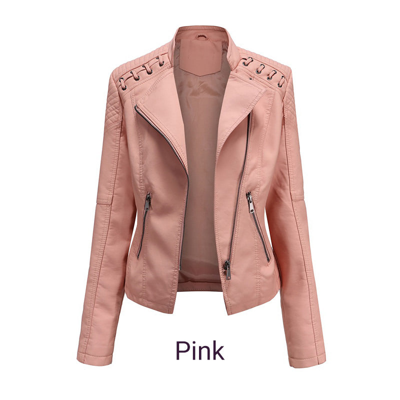 Cleo - Washed lambskin jacket