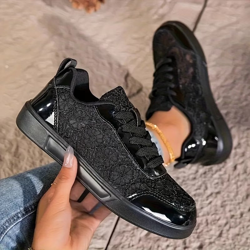 Jorexa - Women's Breathable Lace Casual Elegant Sneakers