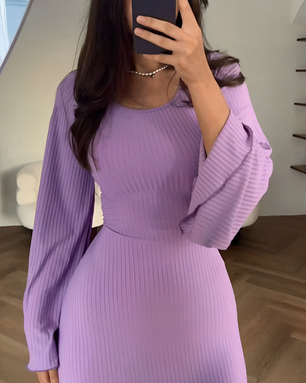 Sandrine - Elegant Mesh Maxi Dress