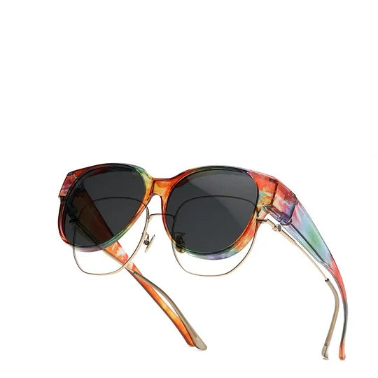 Dovrya - Women's Cat Eye Polarized UV400 Chic Sunglasses