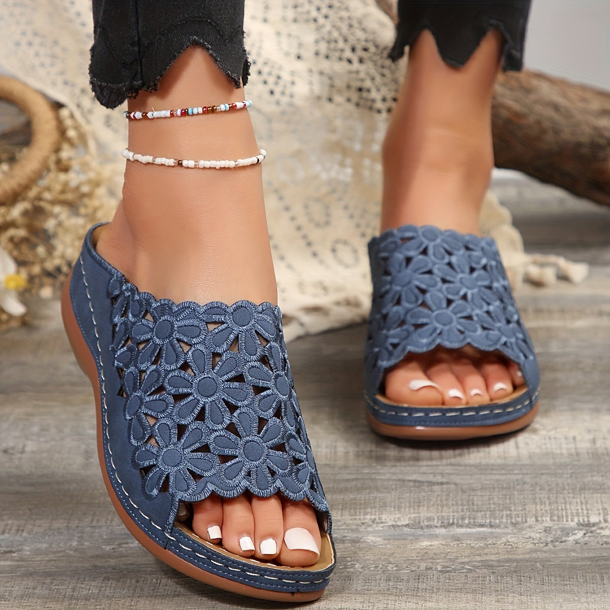 Rowenna - Orthopedic Wedge Sandals - Everyday Support, Stability and Style