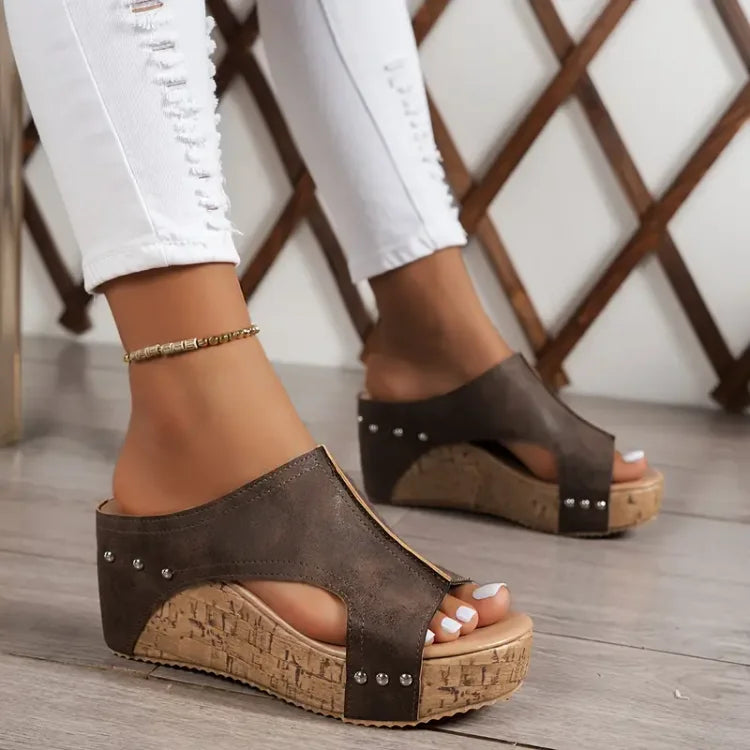 Cyravynne - Comfortable Women's Orthopedic Wedge Sandals