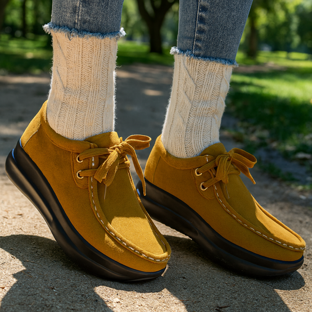 Bryella - Women's Comfortable Casual Shoes with Raised Sole 