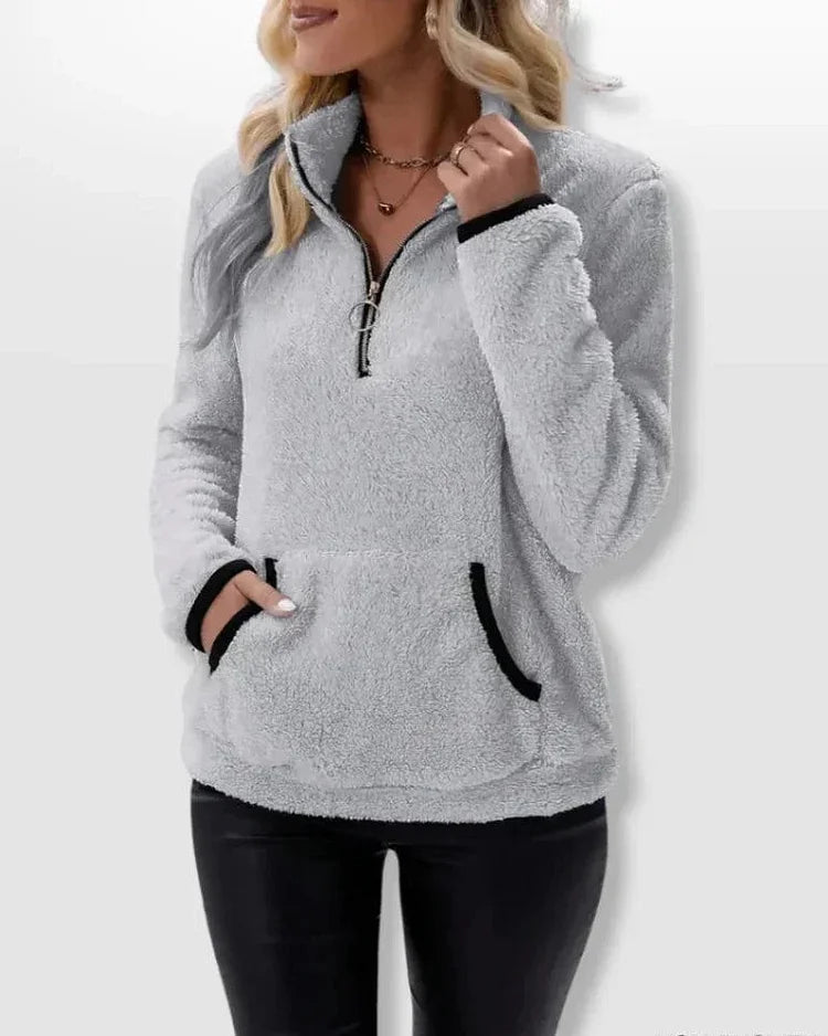Bénédicte - Soft and Comfortable Sherpa Sweater