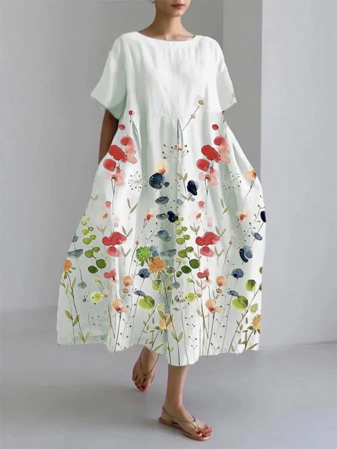 Gwenelle - Flowing floral maxi dress for summer