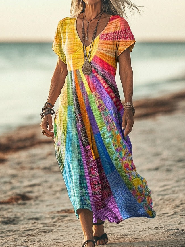 Soleil - Casual Bohemian Dress