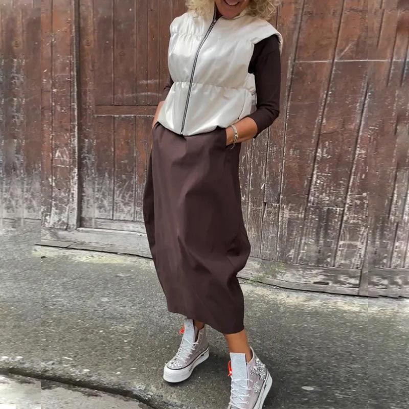 Selindrae - Women's dress with elegant pocket 
