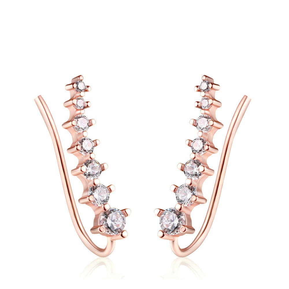 Océane - Seven sparkling star earrings