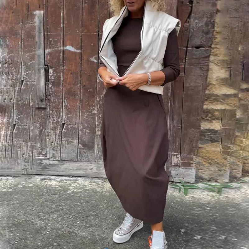 Selindrae - Women's dress with elegant pocket 