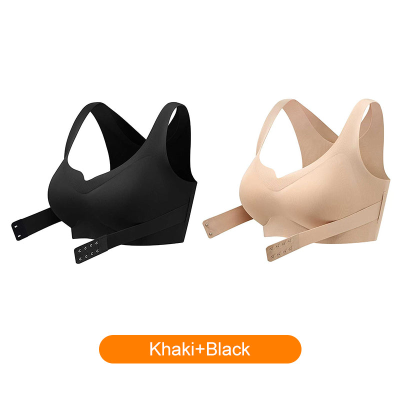 Hestia - Women's Seamless Front Closure Push-Up Bra