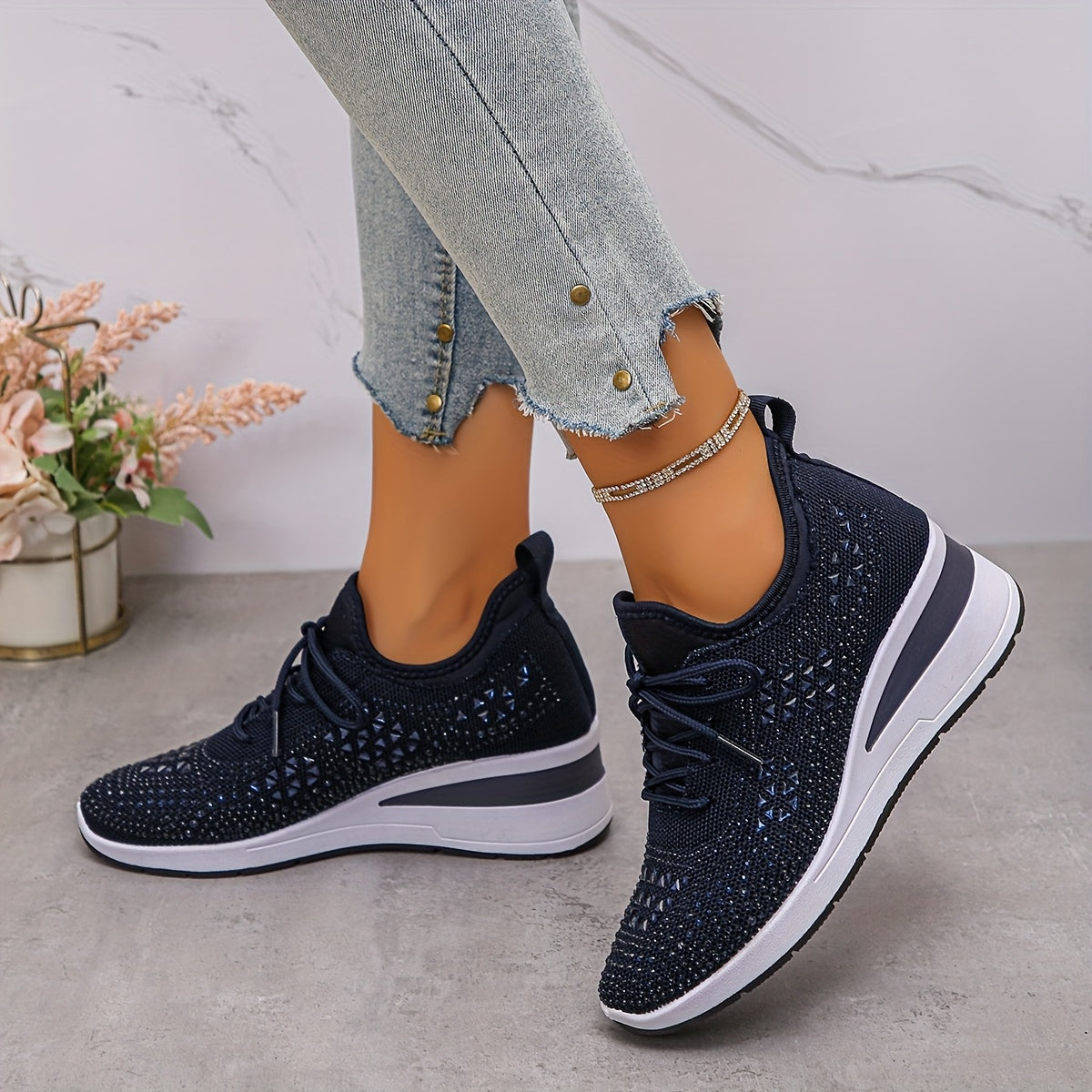Lunelia - Breathable Casual Orthopedic Leather Sneakers