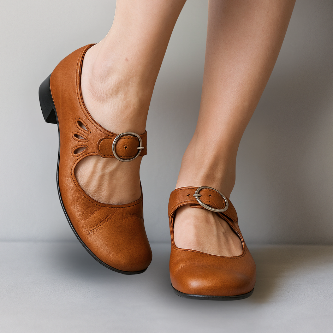 Ivelina - Orthopedic Leather Sandals with Comfortable Insole
