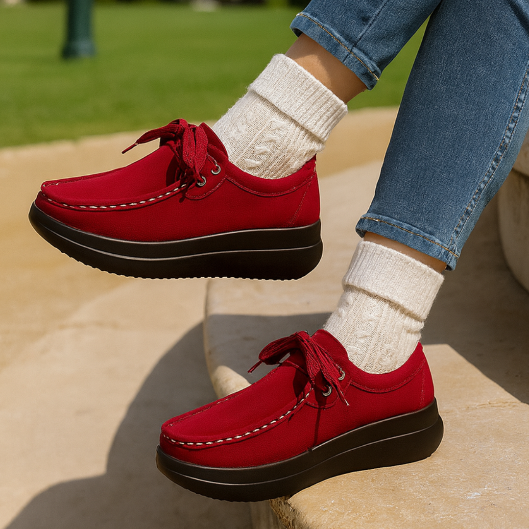 Bryella - Women's Comfortable Casual Shoes with Raised Sole 
