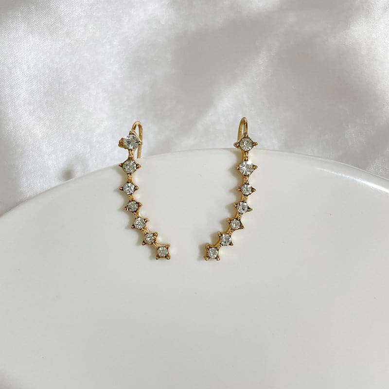 Océane - Seven sparkling star earrings