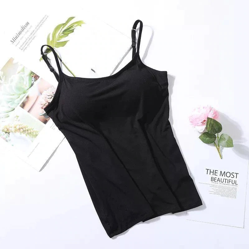 Noura - Camisole with built-in bra and pad