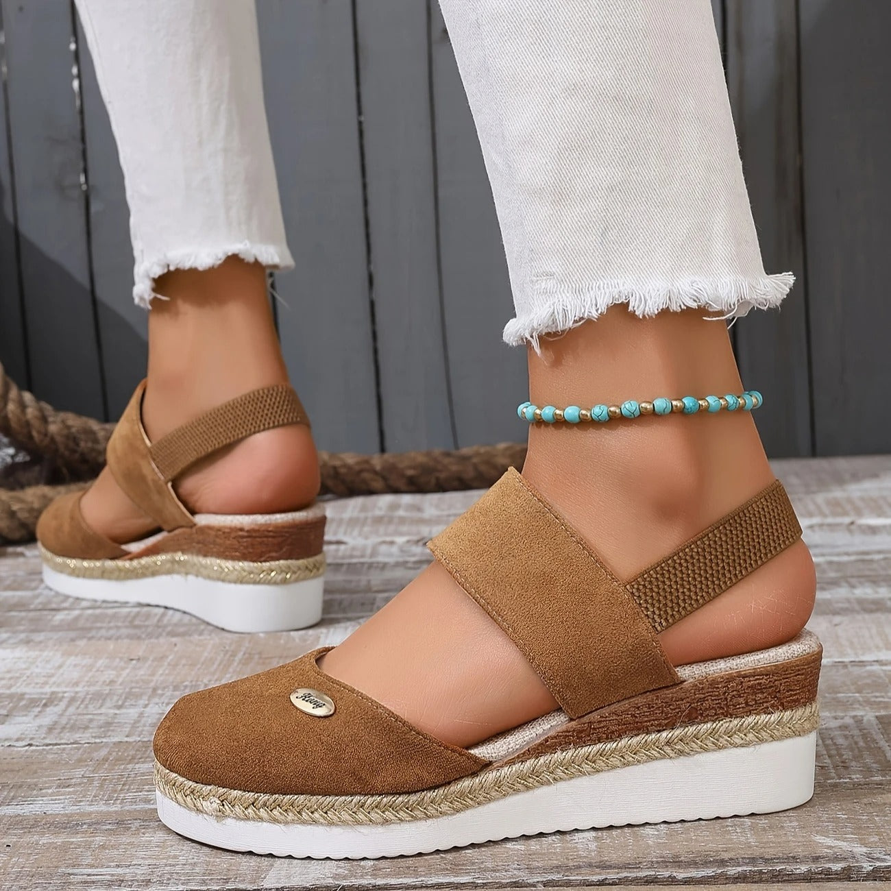 Lioraelle - Orthopedic Sandals with Platform, Ventilated and Casual
