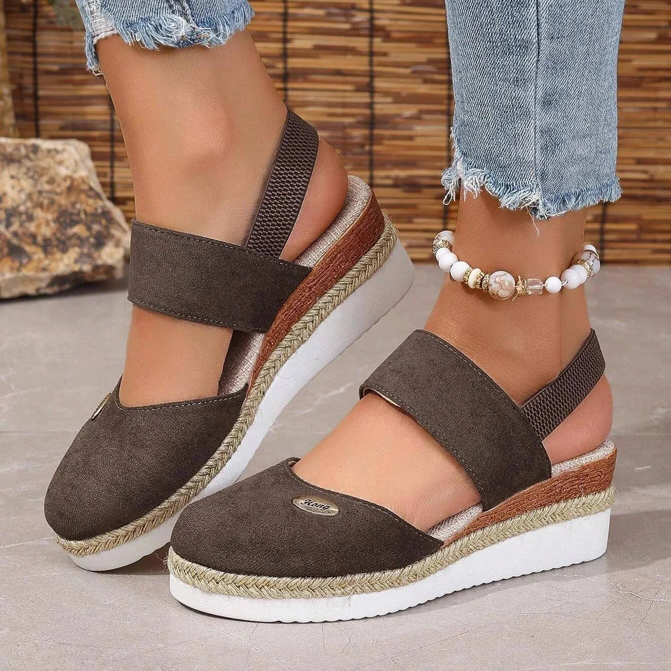 Lioraelle - Orthopedic Sandals with Platform, Ventilated and Casual