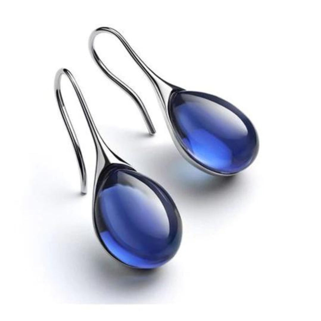 Gold and Silver Crystal Earrings 