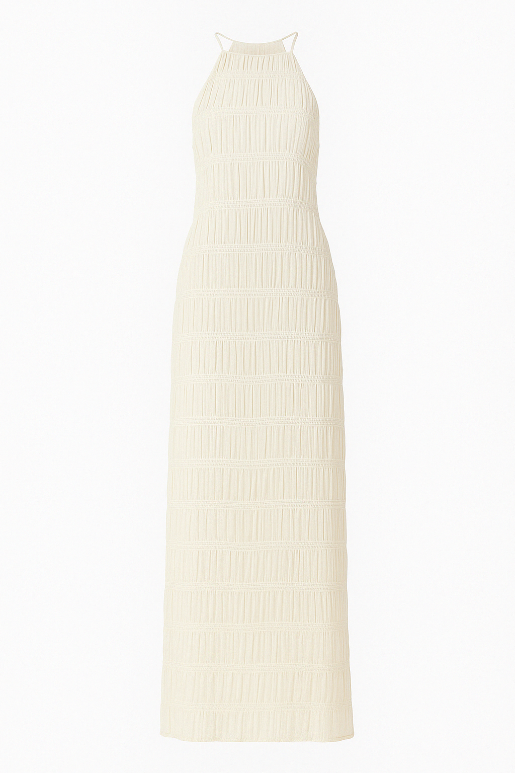 Olga - Long Halter Neck Dress 