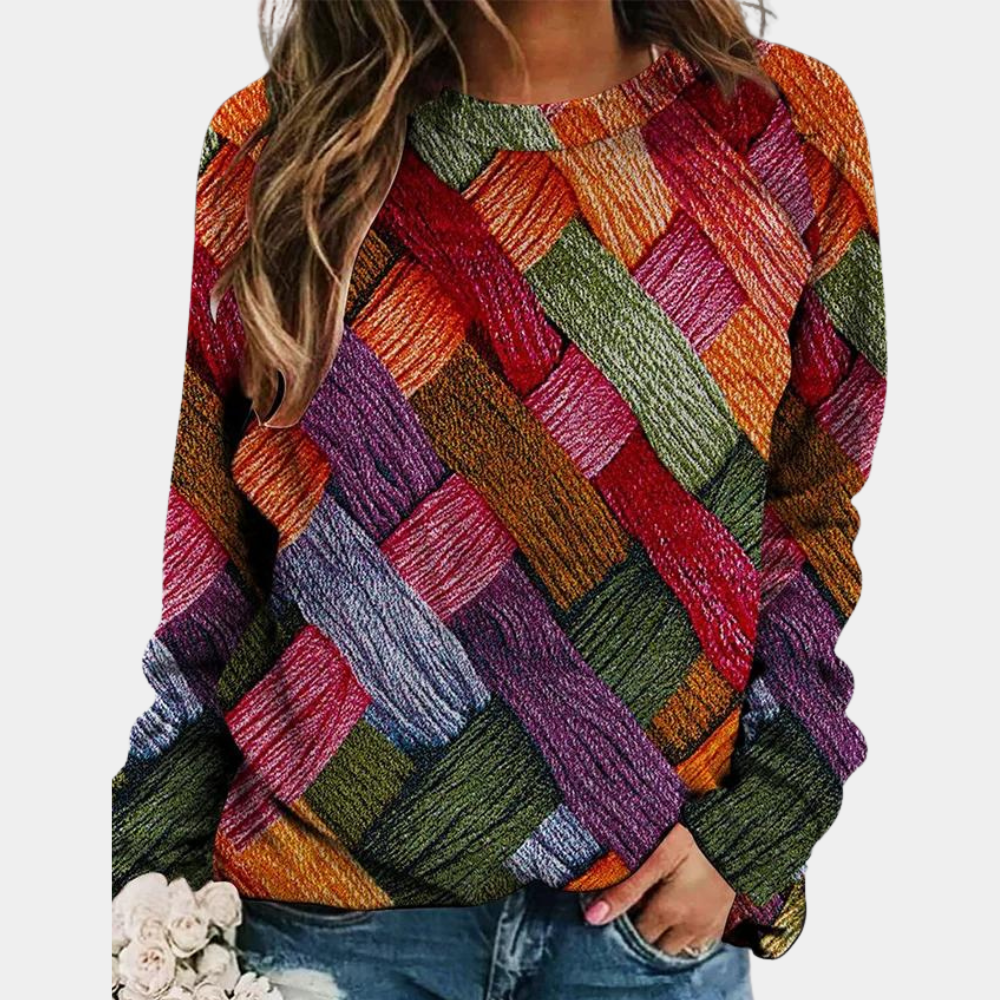 Salomé - Colorful Patterned Sweater
