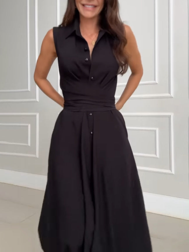 Romaine - Elegant Dress with Belly Coverage