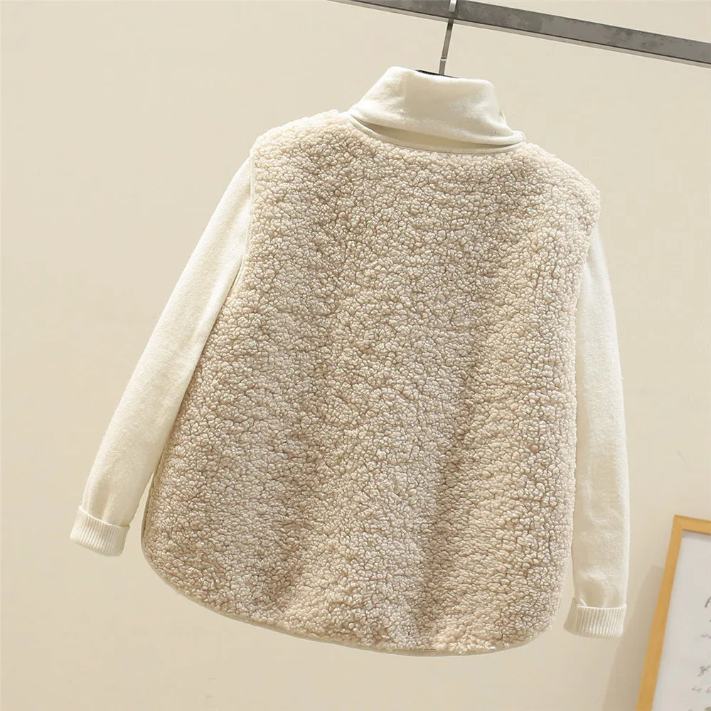 Avriel - Women's Sleeveless Lambswool Coat