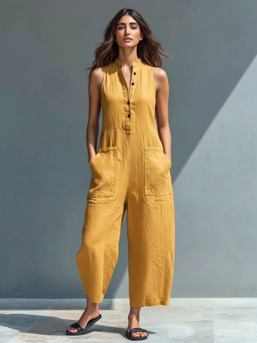 Soraya - Women's Sleeveless Jumpsuit 