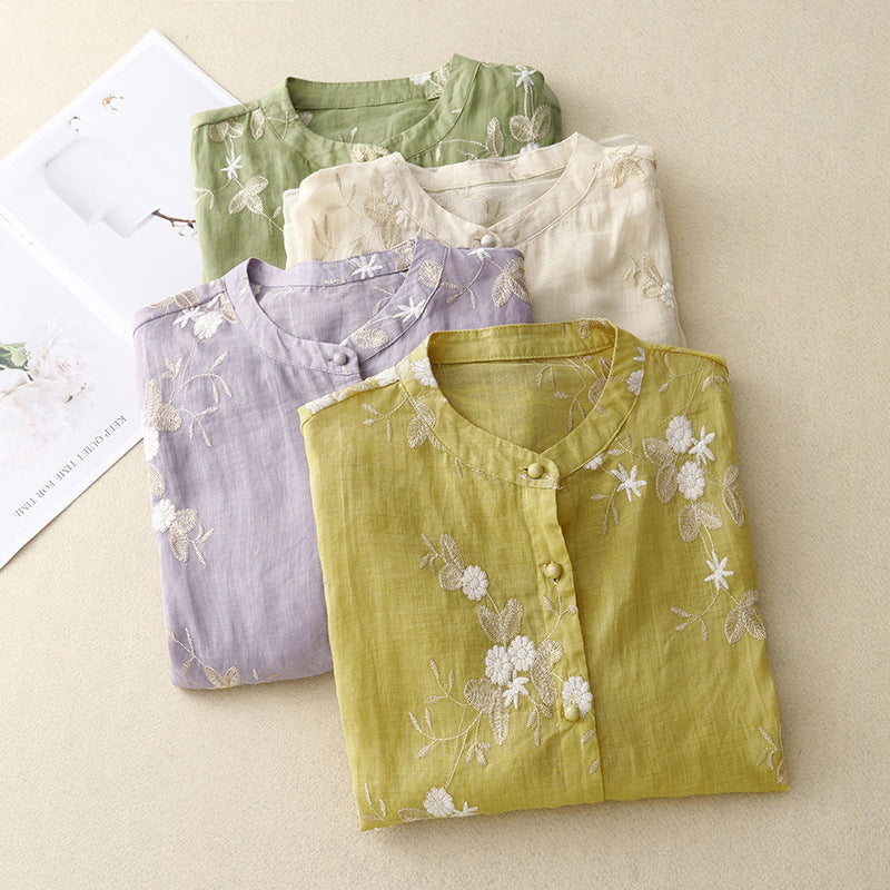Lauri - Embroidered blouse