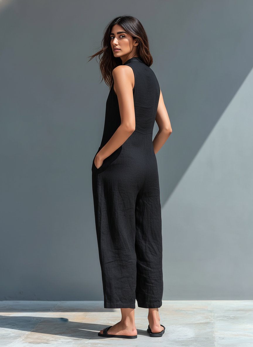 Soraya - Women's Sleeveless Jumpsuit 