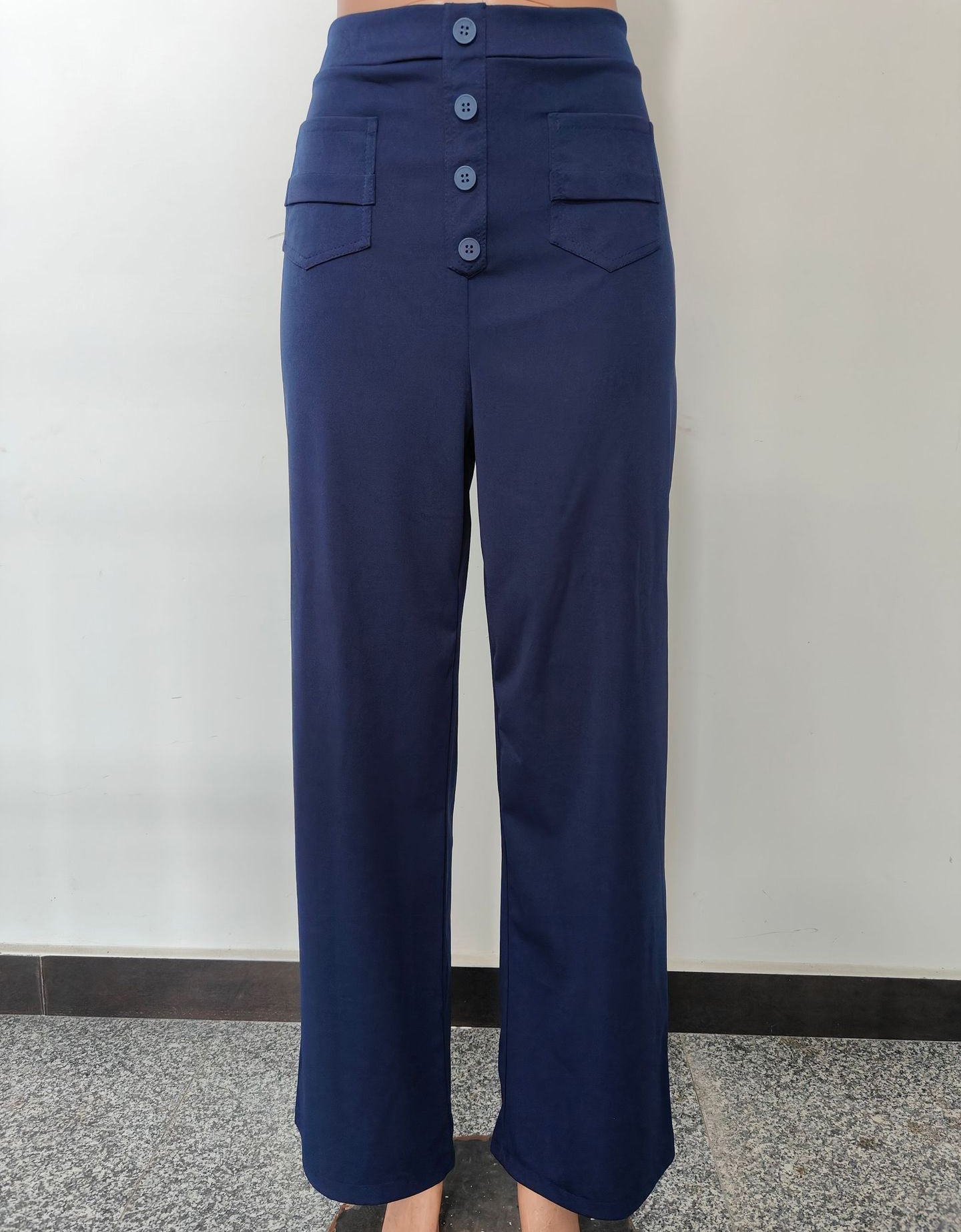 Nara - High Elasticity - High Waist Straight Leg Casual Pants