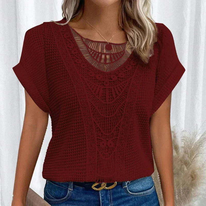 Aina - Elegant Ibiza style blouse