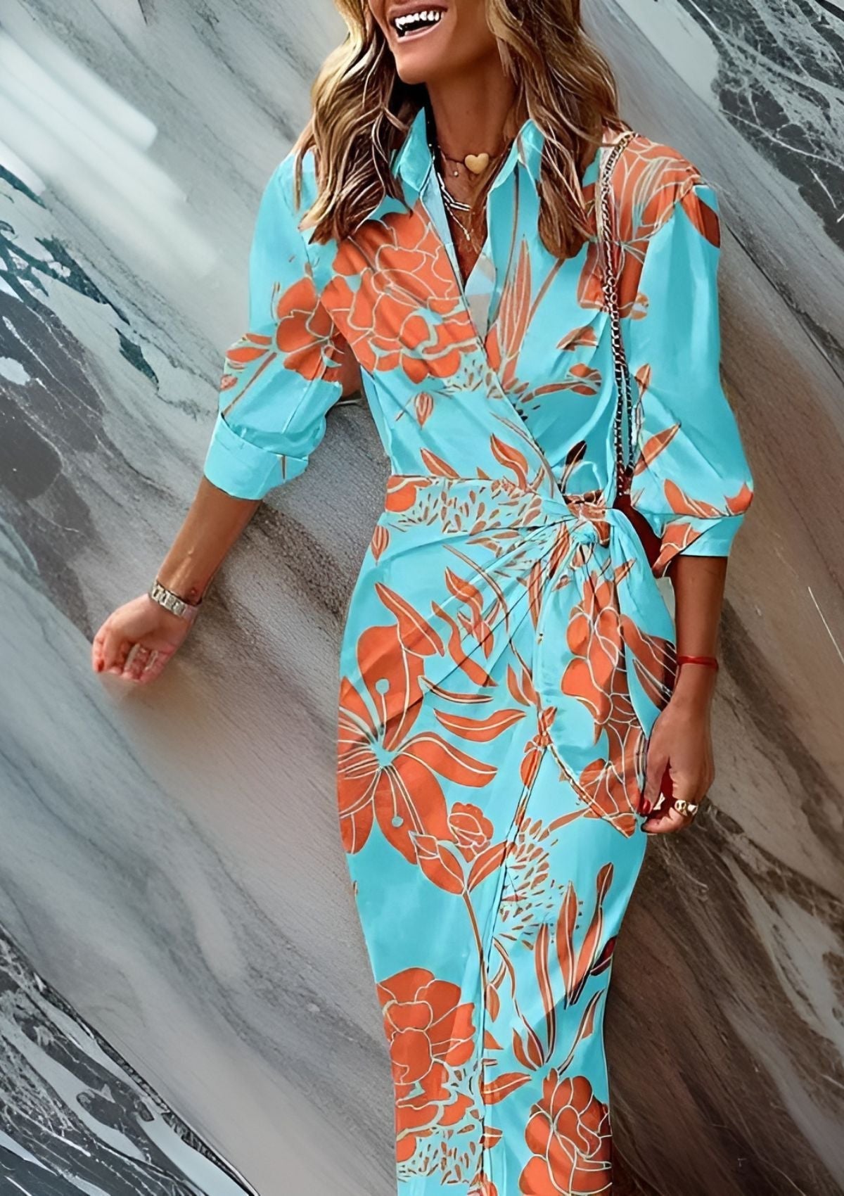 Victoire - Elegant Shirt Dress