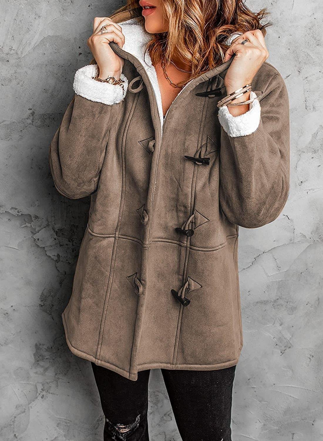 Ismira™ - Warm winter jacket with sherpa lining and hood