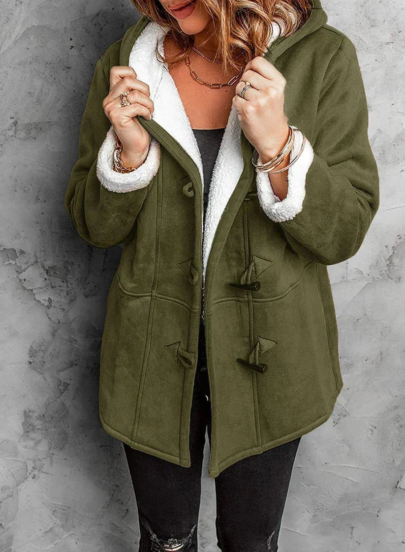 Ismira™ - Warm winter jacket with sherpa lining and hood