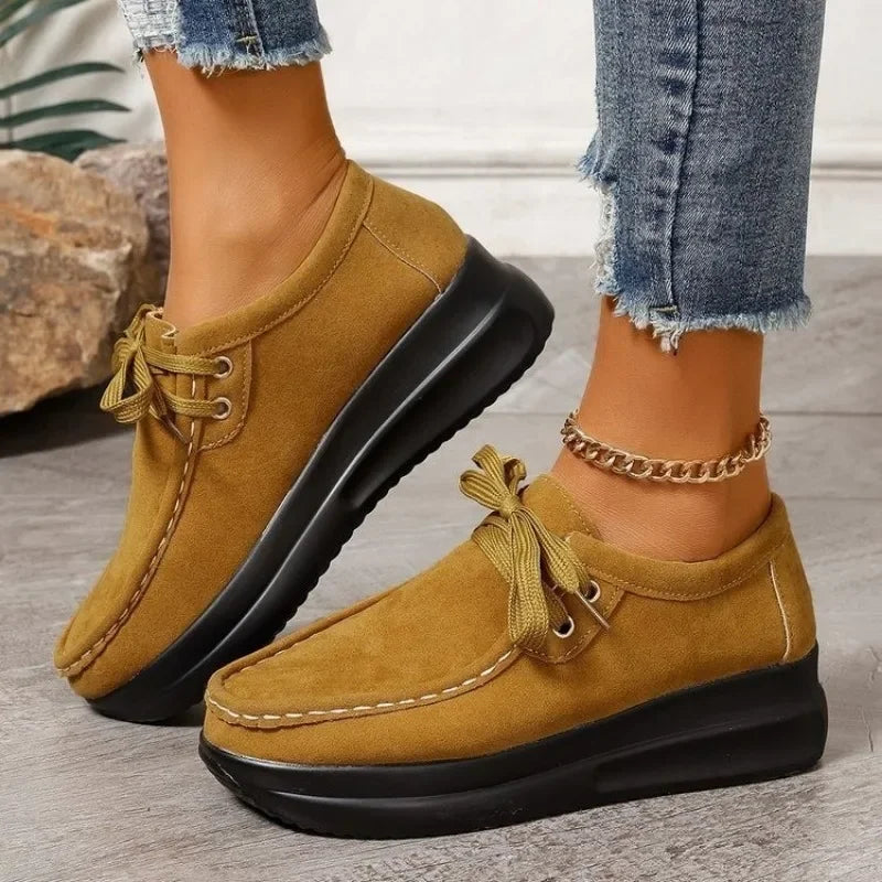 Bryella - Women's Comfortable Casual Shoes with Raised Sole 