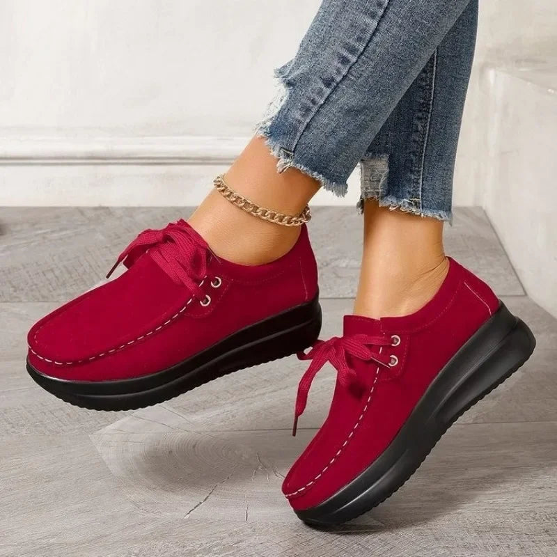 Bryella - Women's Comfortable Casual Shoes with Raised Sole 