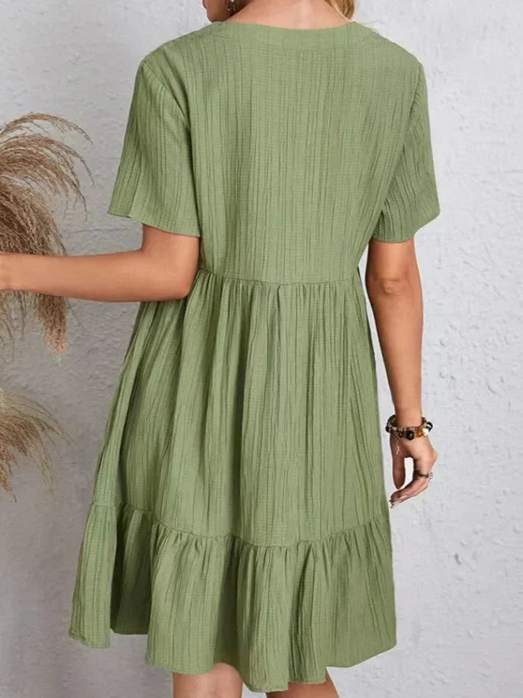 Orlanda - Elegant Dress with Belly Cover